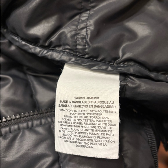 Women’s Nike Black White Duck Down Light Puffer Jacket - Picture 4 of 4